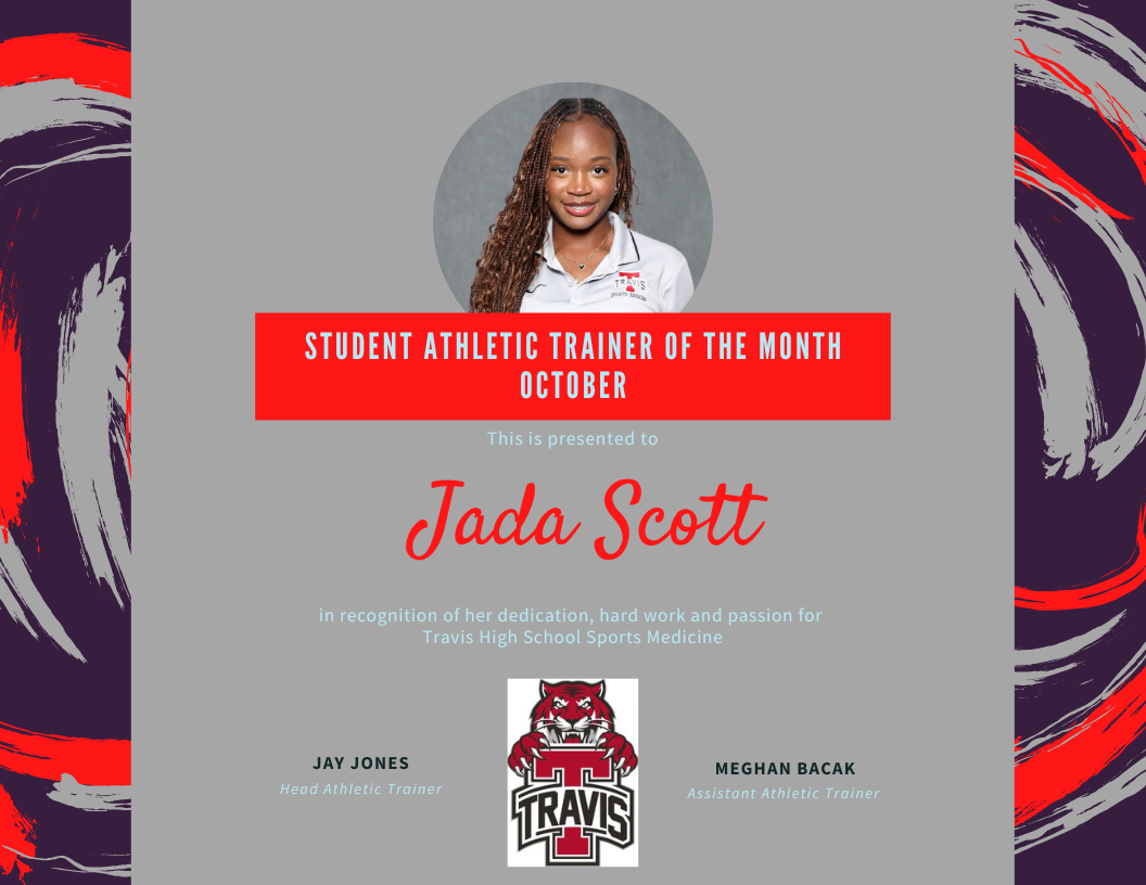 Travis HS Student of the Month